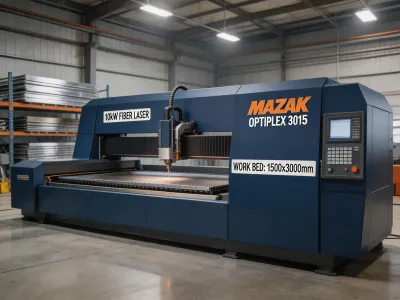 Mazak OPTIPLEX 3015 Fiber laser cutting machine 10 kW