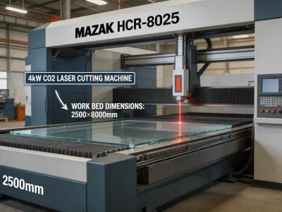 Mazak HCR-8025 high-rigidity CO2 laser cutting machine
